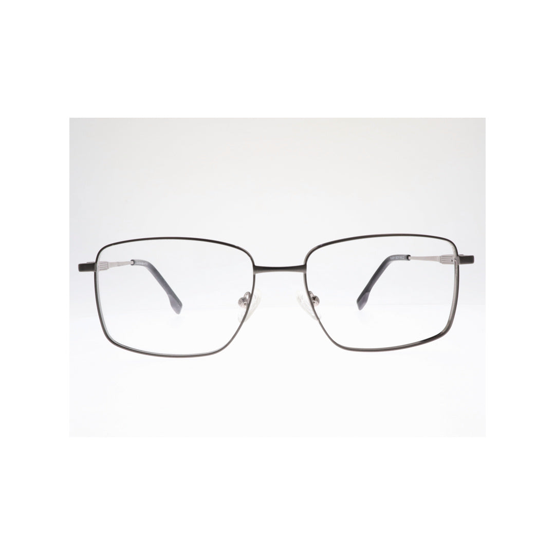 Joy Style For Unisex Metal Eyeglasses Square Shape Size 55 Yj0311c2 Gunmetal