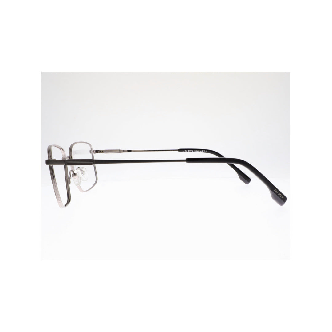 Joy Style For Unisex Metal Eyeglasses Square Shape Size 55 Yj0311c2 Gunmetal