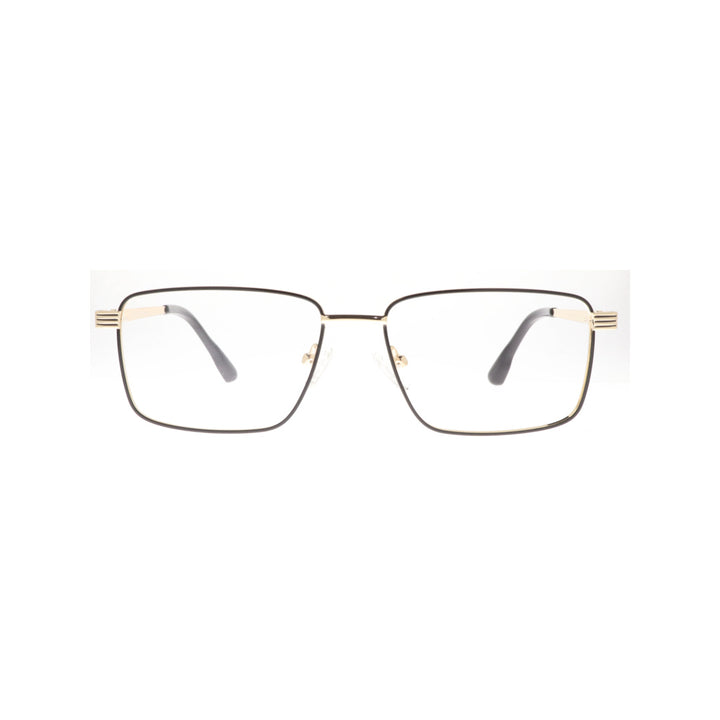 Joy Style For Unisex Metal Eyeglasses Square Size 52 5408c1 Black Gold