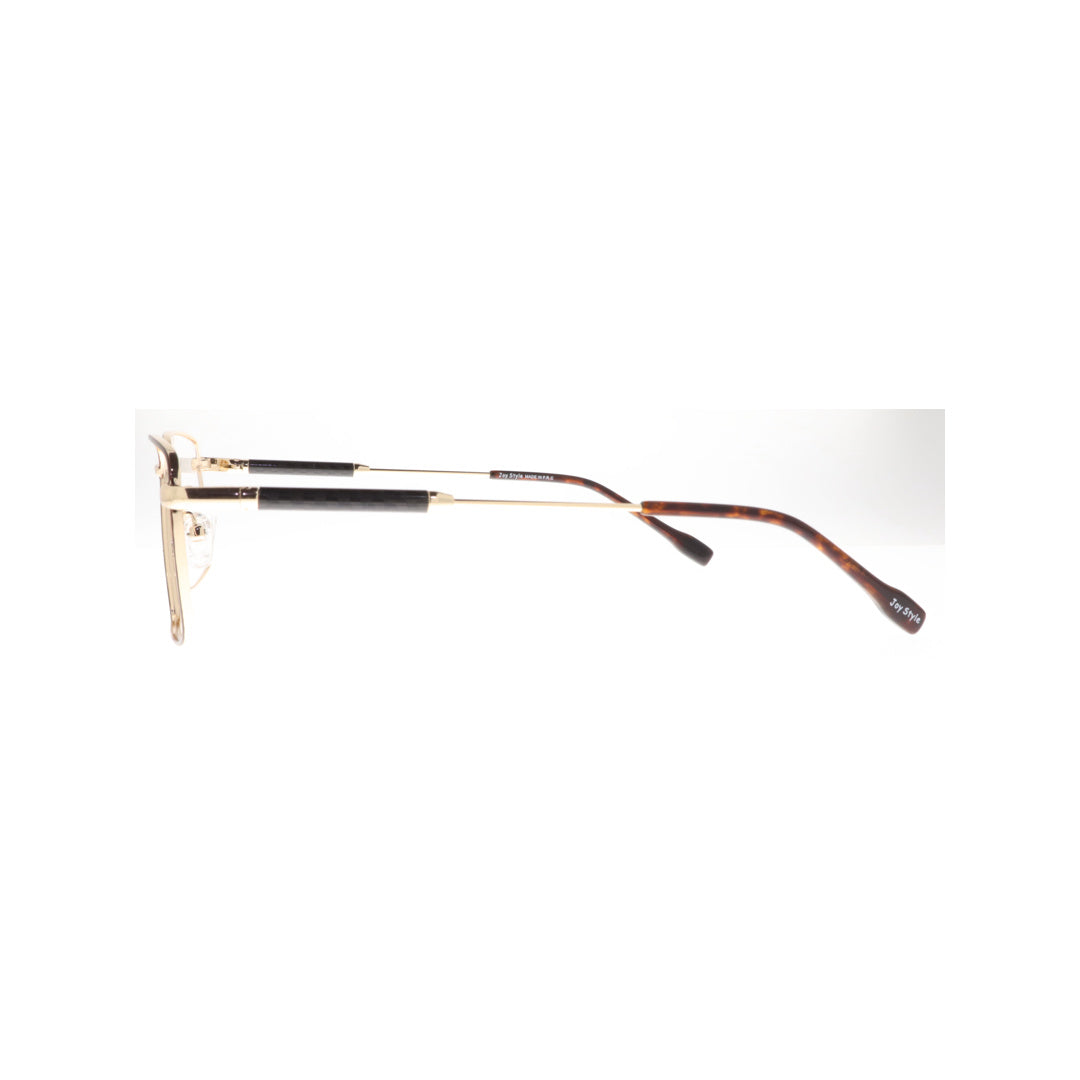 Joy Style For Unisex Metal Eyeglasses Square Size 54 5409c3 Brown Gold