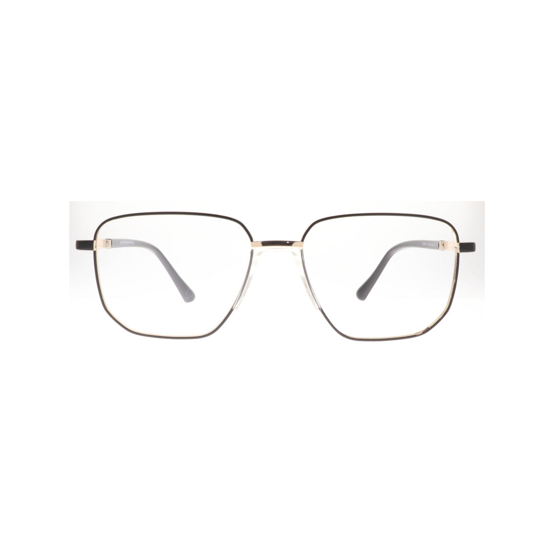 Joy Style For Unisex Metal Eyeglasses Square Size 54 6407c1 Black Gold