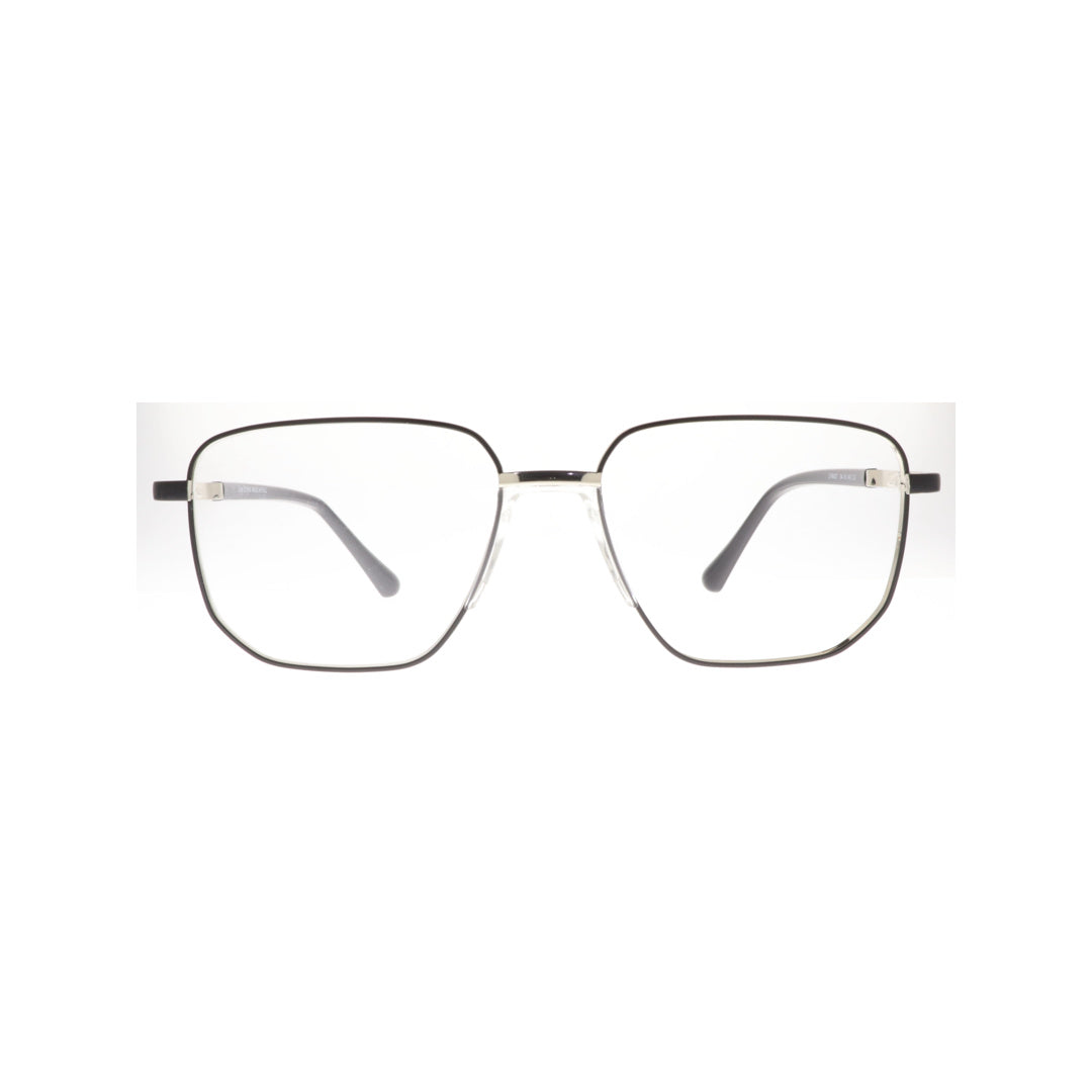 Joy Style For Unisex Metal Eyeglasses Square Size 54 6407c4 Black Silver