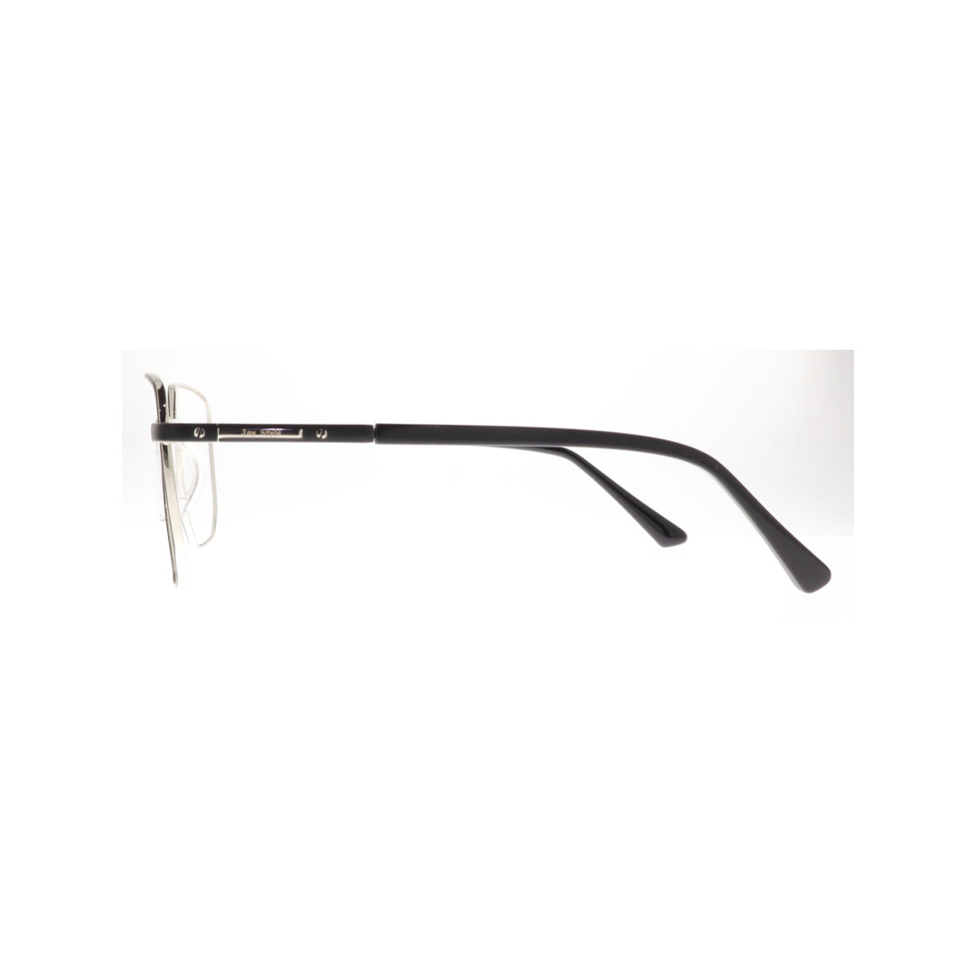 Joy Style For Unisex Metal Eyeglasses Square Size 54 6407c4 Black Silver