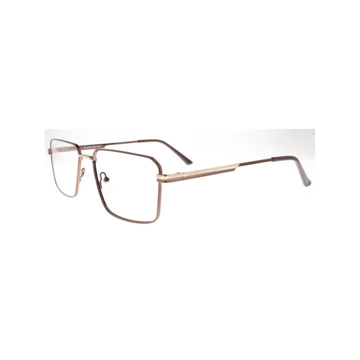 Joy Style For Unisex Metal Eyeglasses Square Size 56 8802c3 Matte Brown