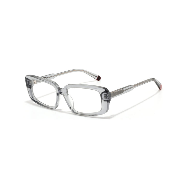 Joy Style For Unisex Round Acetate Eyeglasses C1 Gray 48-22-150