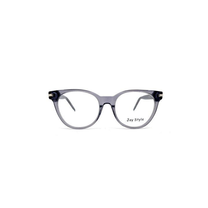 Joy Style For Unisex Round Acetate Eyeglasses C3 Grey 52-18-145