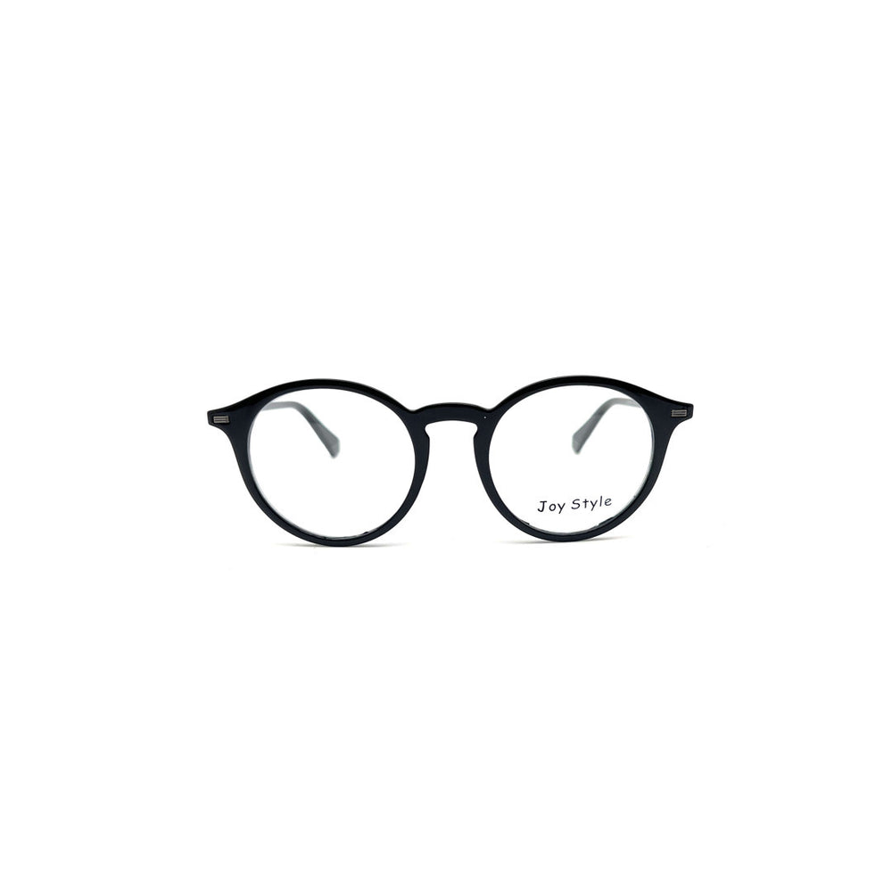Joy Style For Unisex Round Tr Eyeglasses Black C2 Black 49-20-145