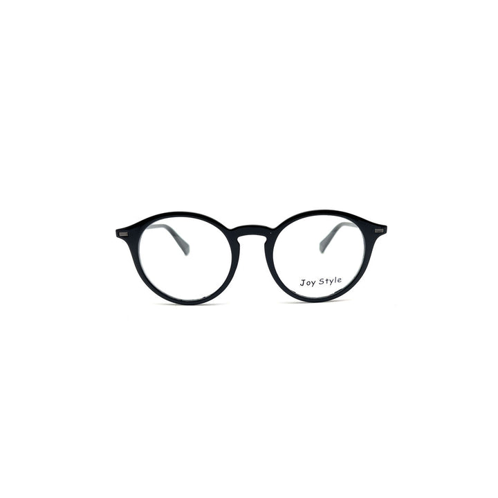 Joy Style For Unisex Round Tr Eyeglasses Black C2 Black 49-20-145