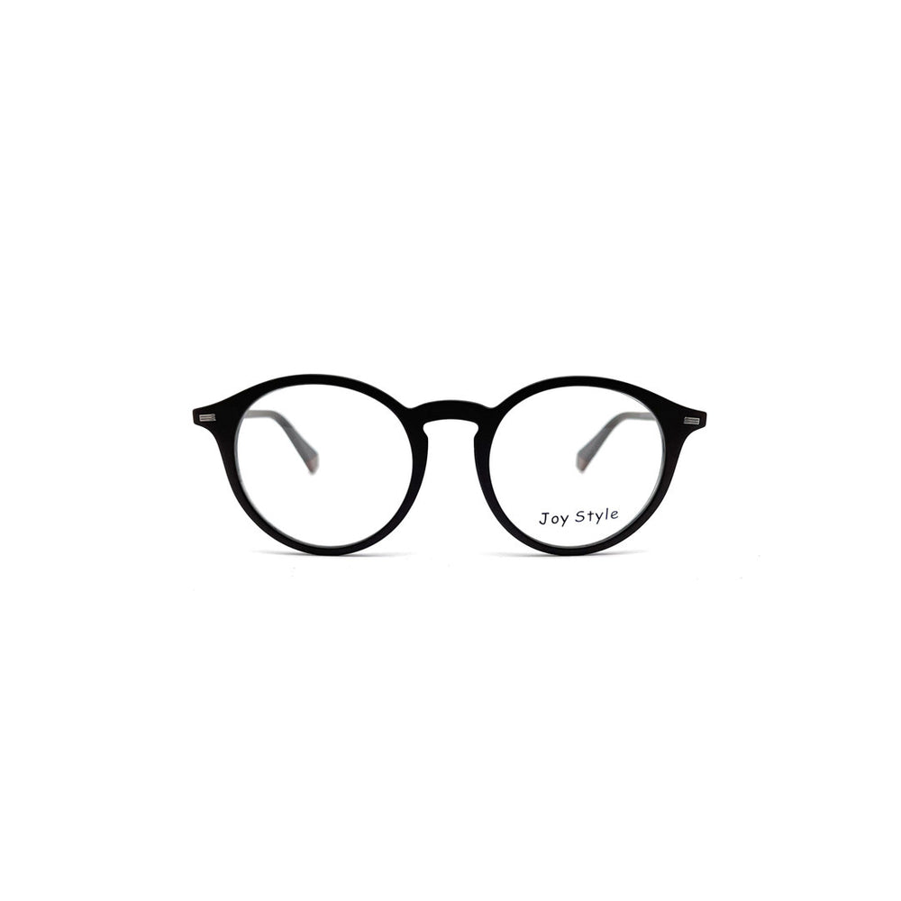 Joy Style For Unisex Round Tr Eyeglasses Grey C3 Black 49-20-145