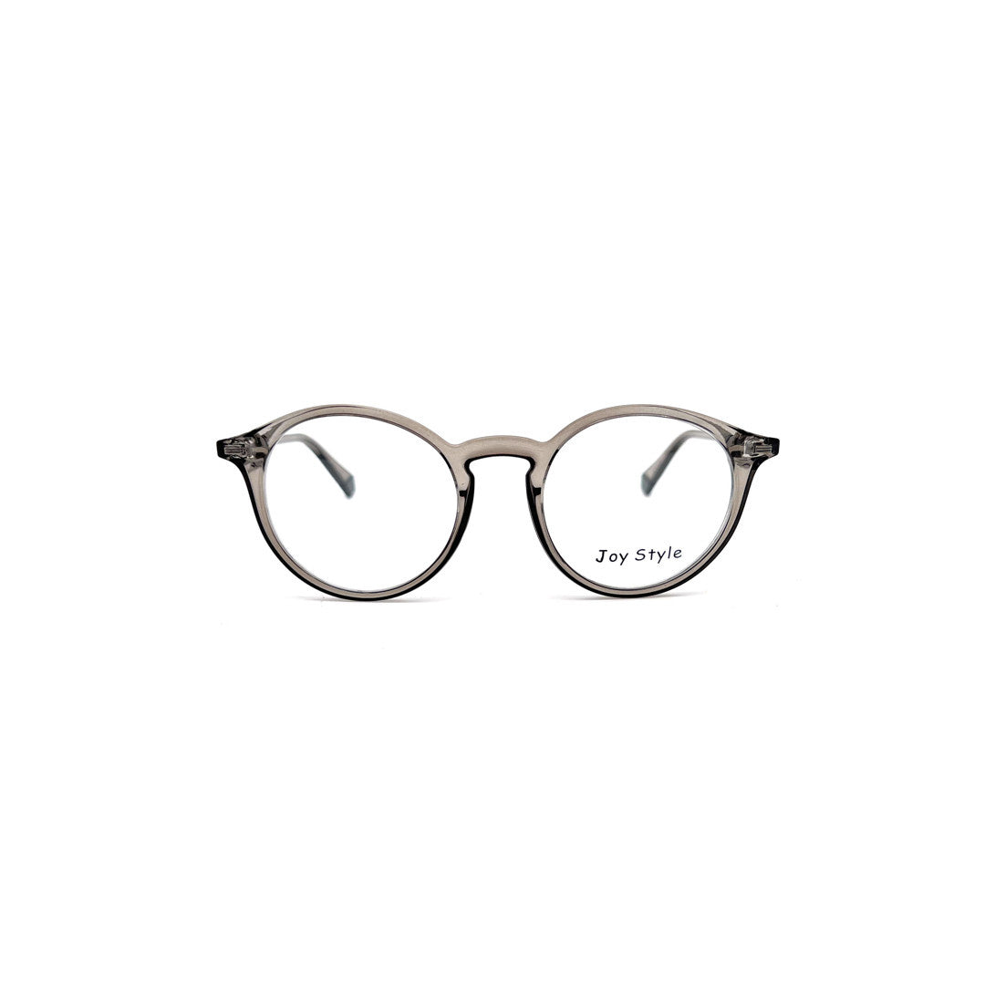 Joy Style For Unisex Round Tr Eyeglasses Grey C4 Grey 49-20-145