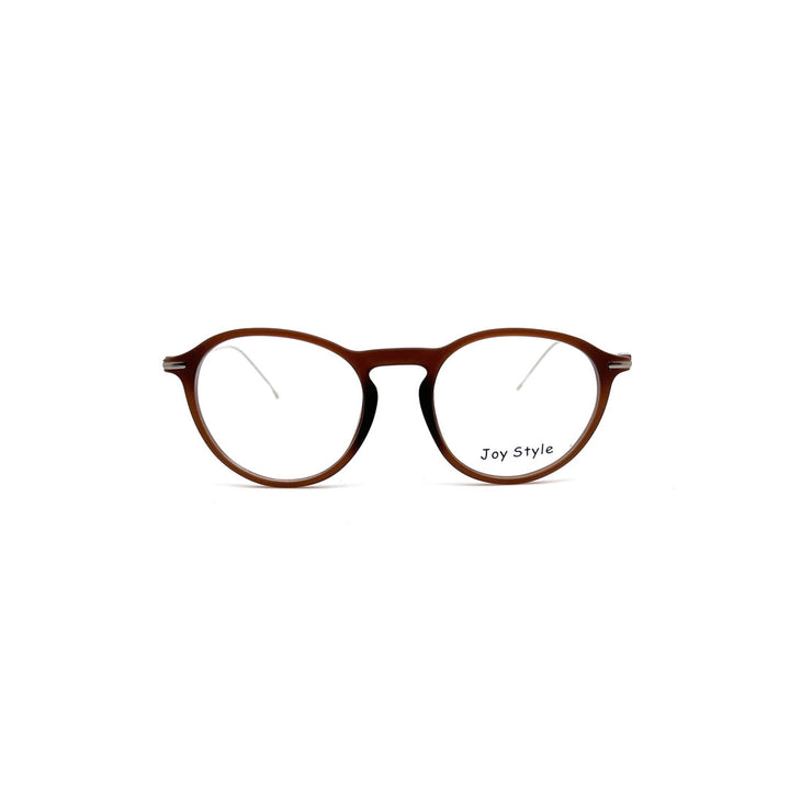 Joy Style For Unisex Round Tr Eyeglasses Grey Temple C5 50-18-150