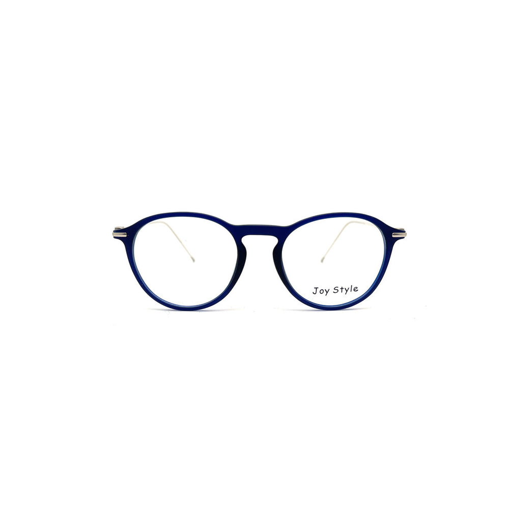 Joy Style For Unisex Round Tr Eyeglasses Silver Temple C4 50-18-150