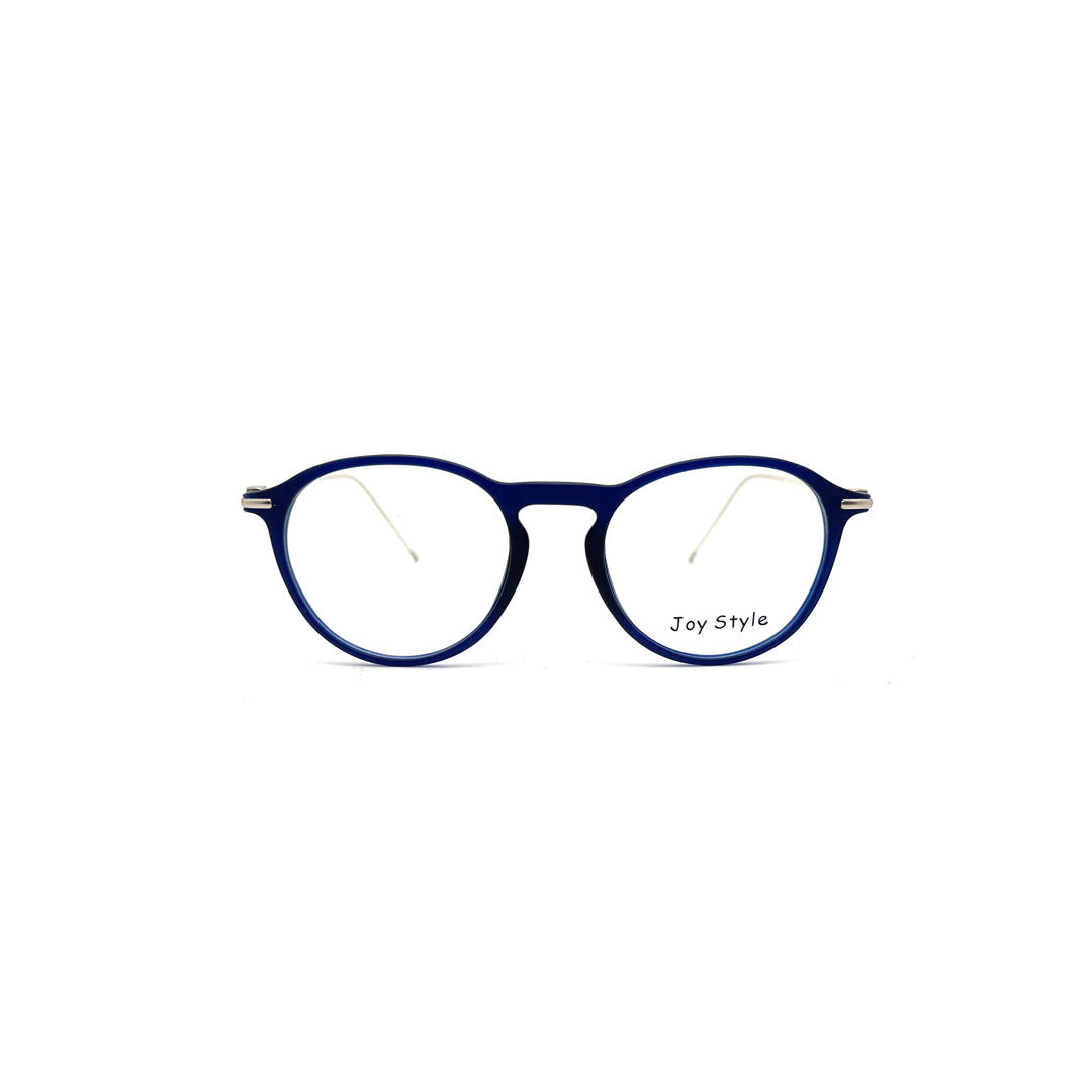 Joy Style For Unisex Round Tr Eyeglasses Silver Temple C4 50-18-150