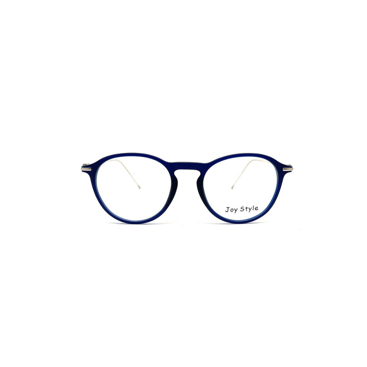 Joy Style For Unisex Round Tr Eyeglasses Silver Temple C4 50-18-150