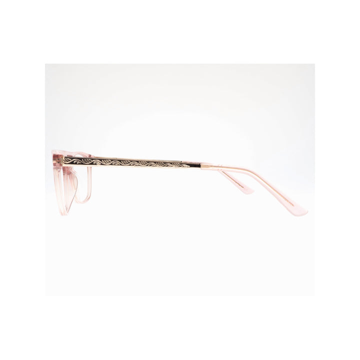 Joy Style For Women Eyeglasses Clip Square Shape Size 54 1111c4clip Pink