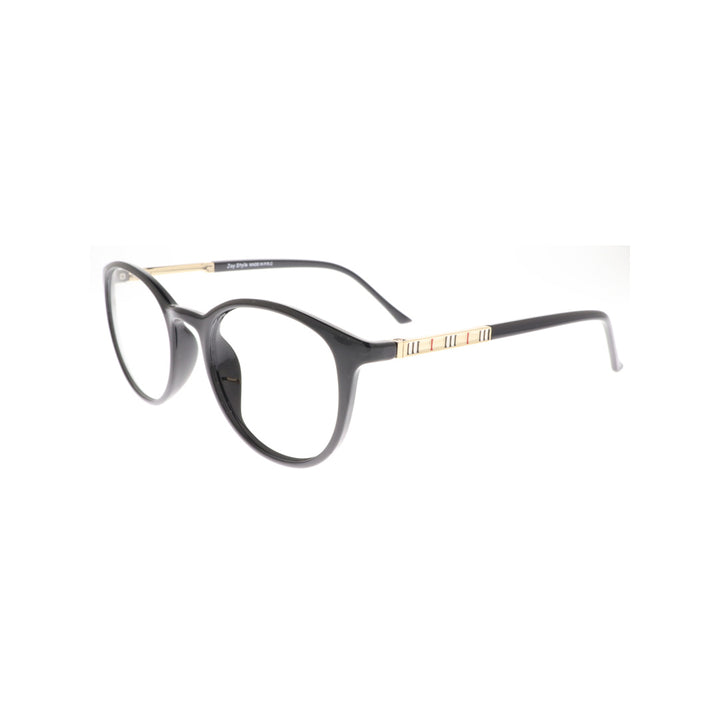 Joy Style For Women Eyeglasses Round Shape 49 8619c1 Black