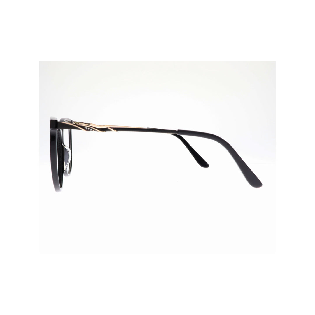 Joy Style For Women Eyeglasses Round Shape 53 9004c1 Black