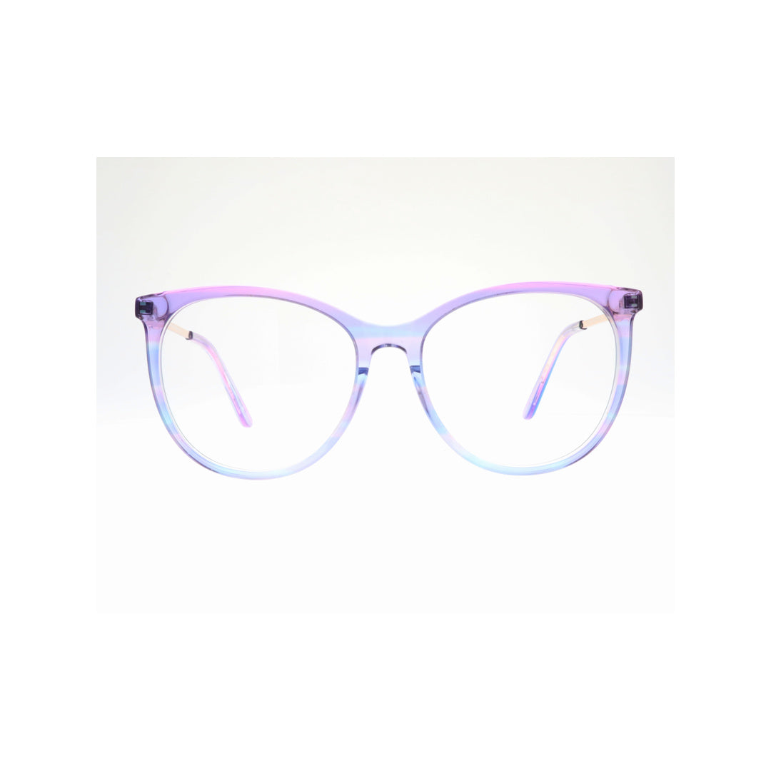 Joy Style For Women Eyeglasses Round Shape 53 9004c5 Violet