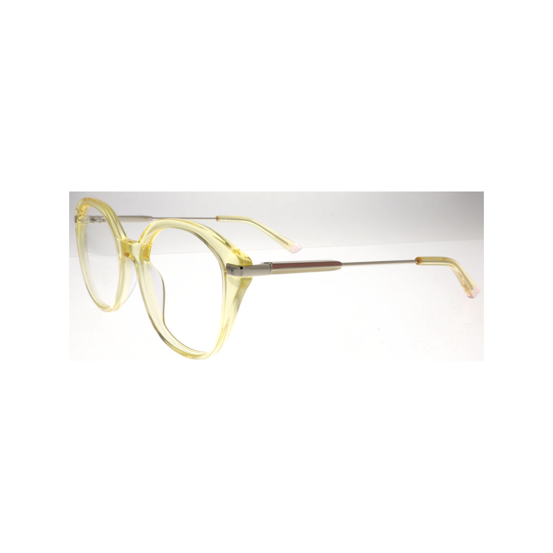 Joy Style For Women Eyeglasses Rounded Cat-Eye Size 51 7918c3 Light Green