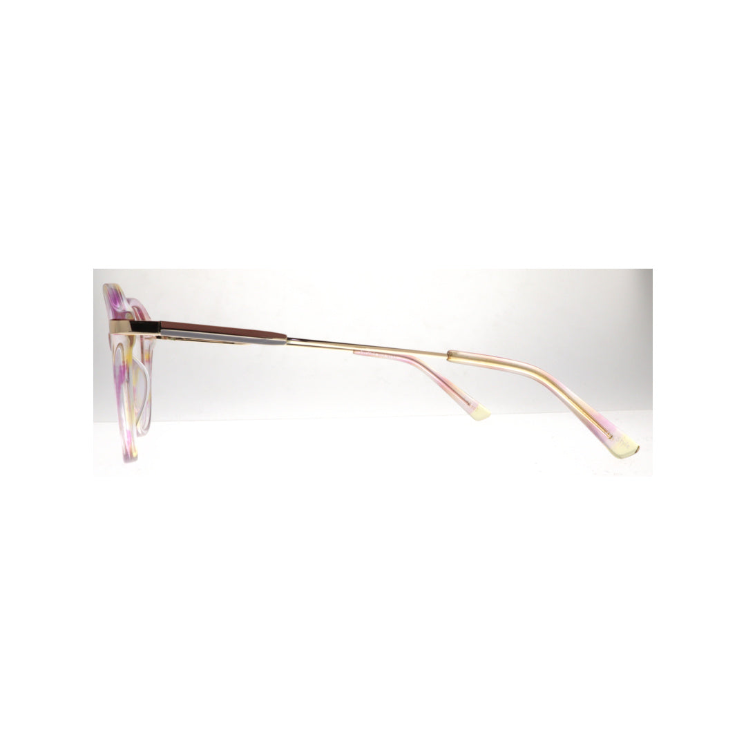 Joy Style For Women Eyeglasses Rounded Cat-Eye Size 51 7918c5 Pastel Pink Yellow Gradient