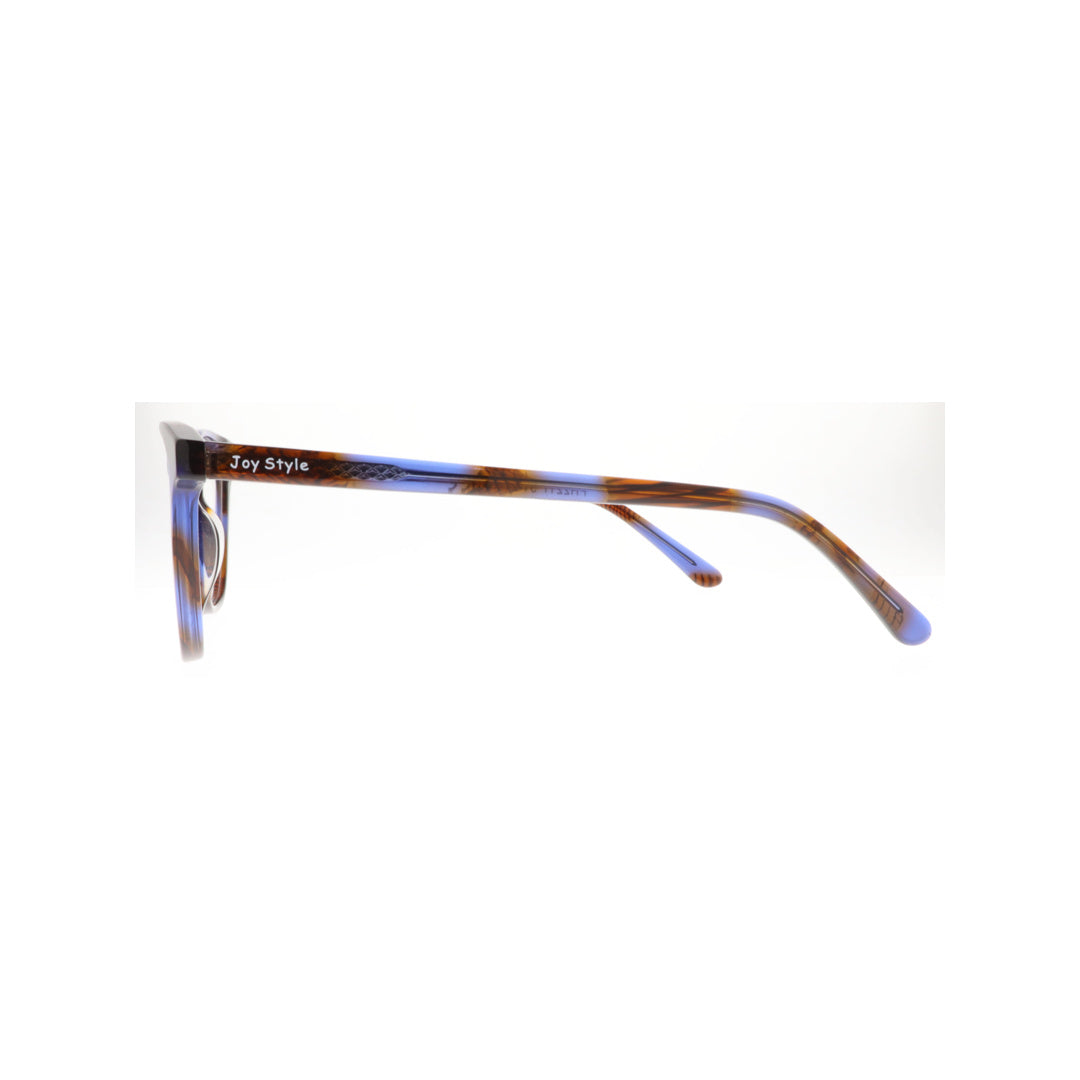 Joy Style For Women Eyeglasses Soft Square Shape Size 51 2211c2 Brown Blue