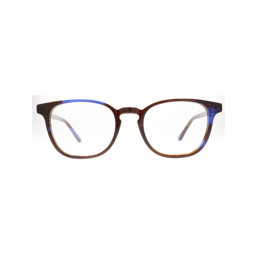 Joy Style For Women Eyeglasses Soft Square Shape Size 51 2211c2 Brown Blue