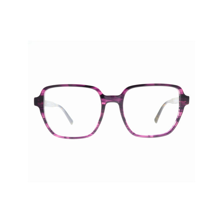 Joy Style For Women Eyeglasses Soft Square Size 53 10147c4 Purple Pattern