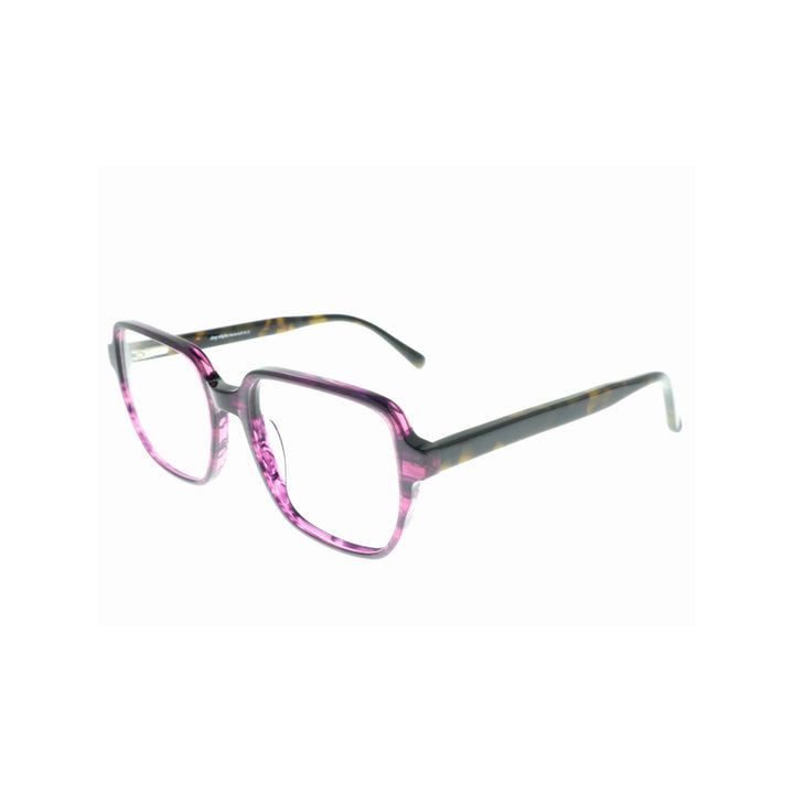 Joy Style For Women Eyeglasses Soft Square Size 53 10147c4 Purple Pattern