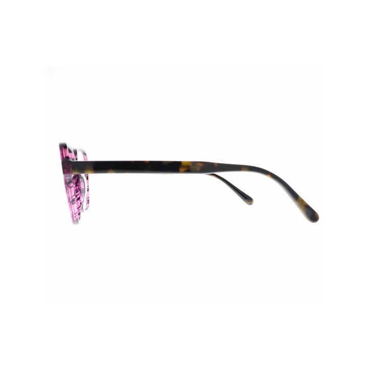 Joy Style For Women Eyeglasses Soft Square Size 53 10147c4 Purple Pattern
