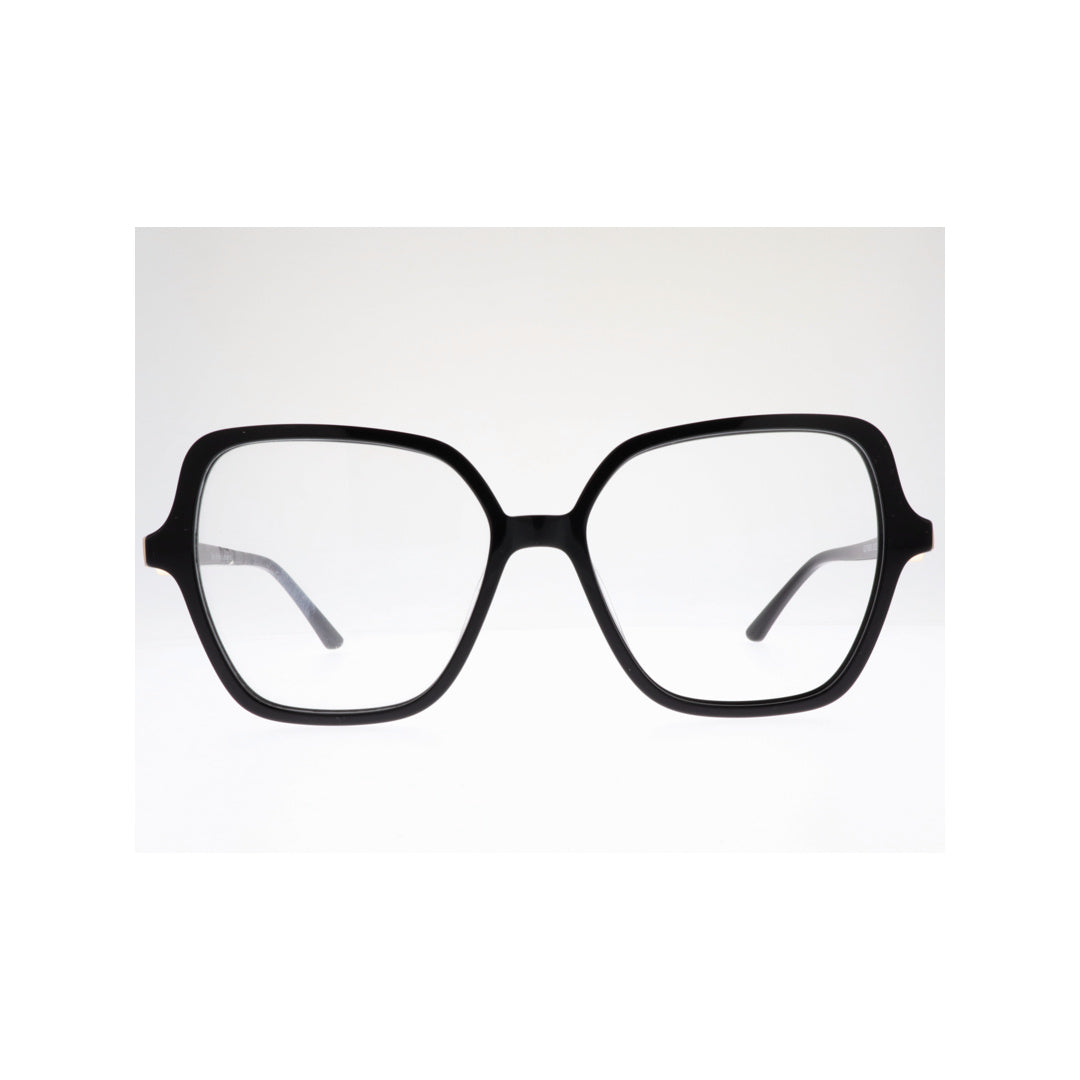 Joy Style For Women Eyeglasses Square Shape Size 53 Glf8080c1 Black