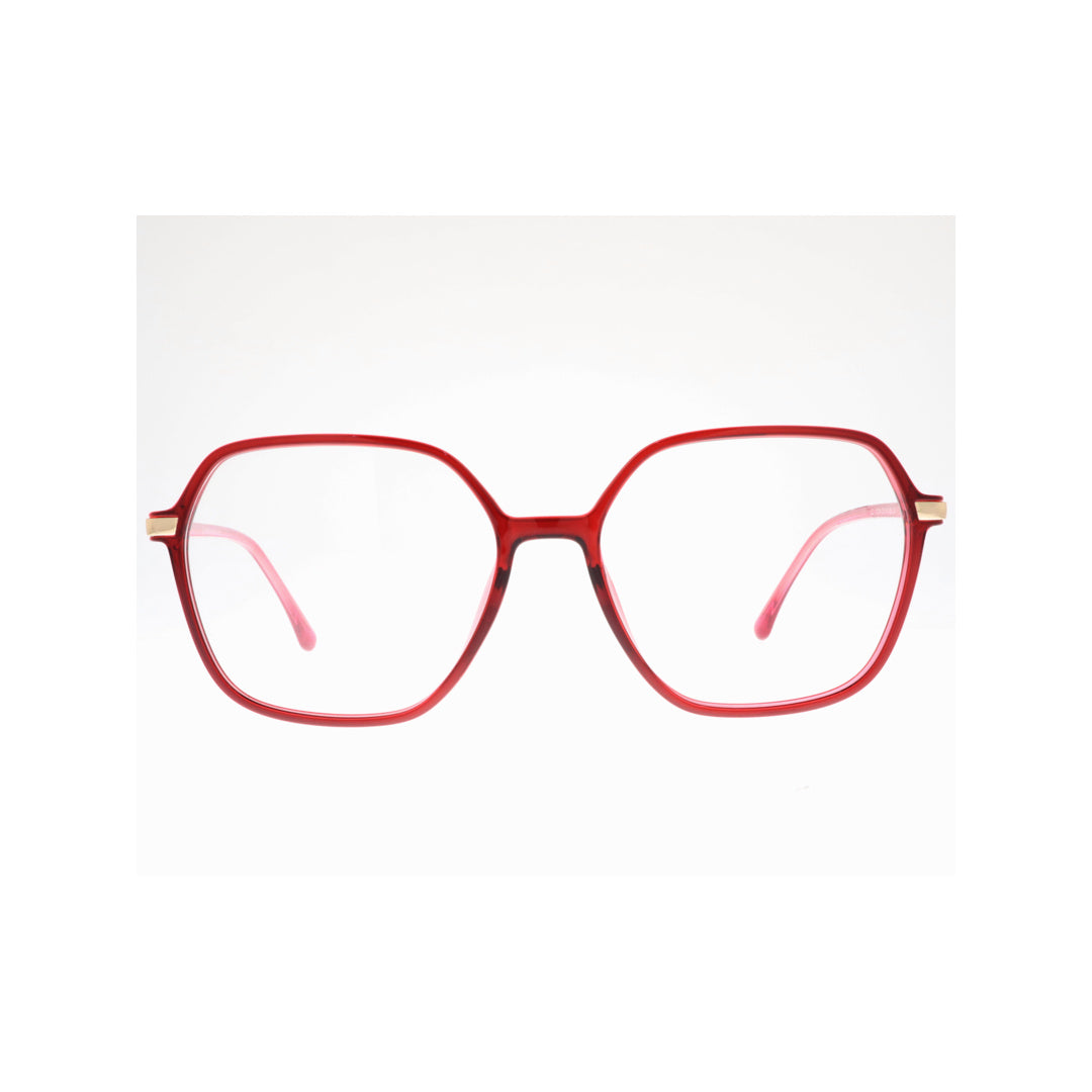 Joy Style For Women Eyeglasses Square Shape Size 53 Gz1214c4 Pink