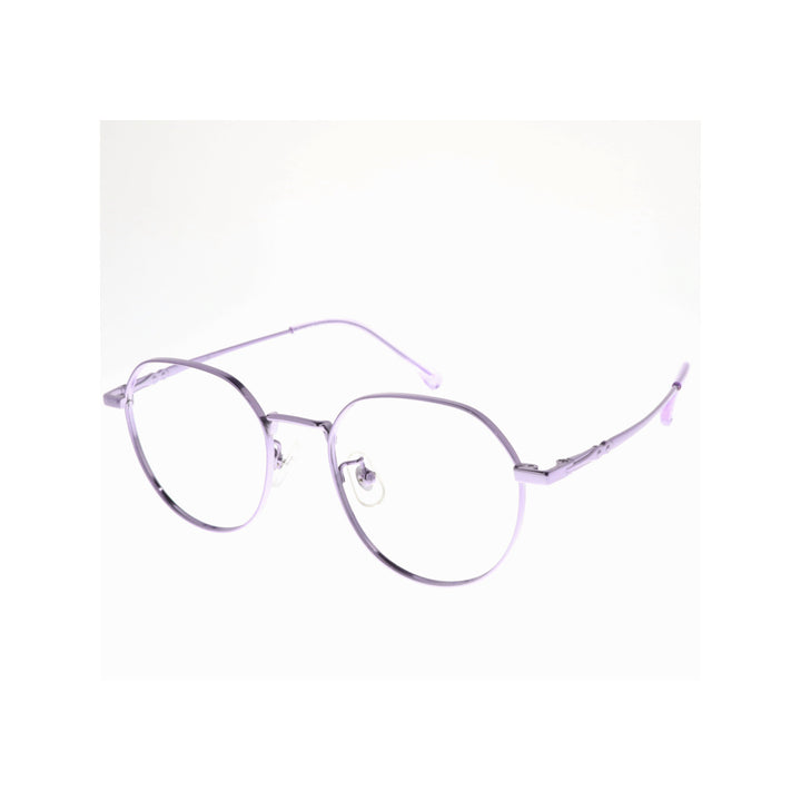 Joy Style For Women Metal Eyeglasses Round Shape 48 25027c4 Violet