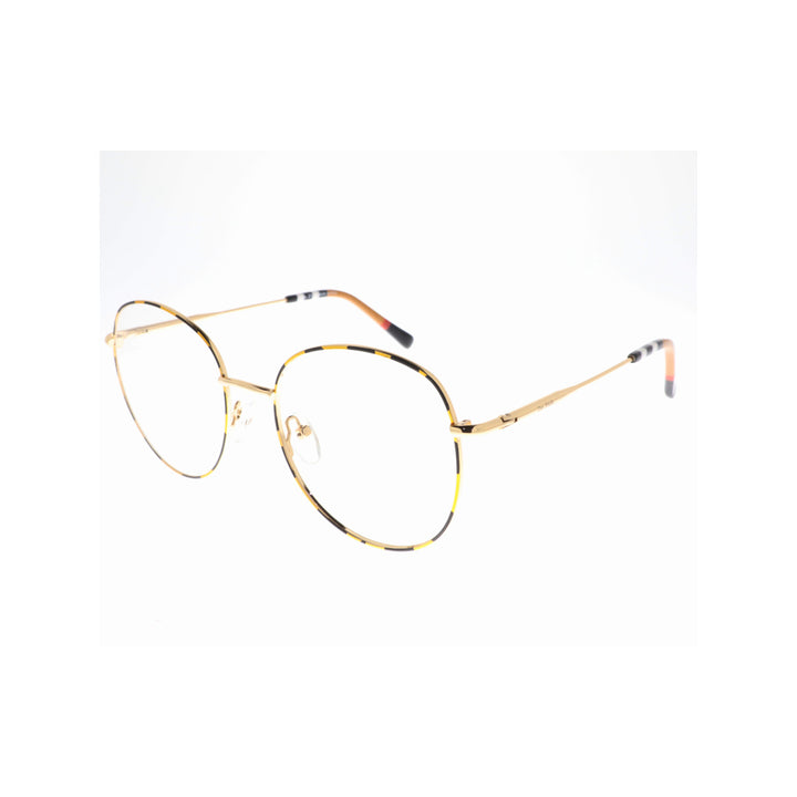 Joy Style For Women Metal Eyeglasses Round Shape Size 51 10005c1 Black Yellow