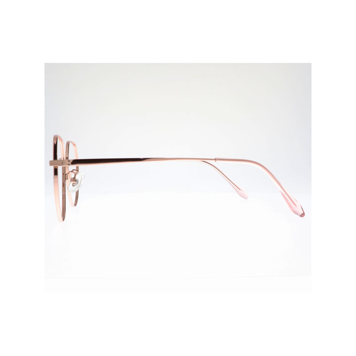 Joy Style For Women Metal Eyeglasses Round Shape Size 52 25001c1 Rosegold