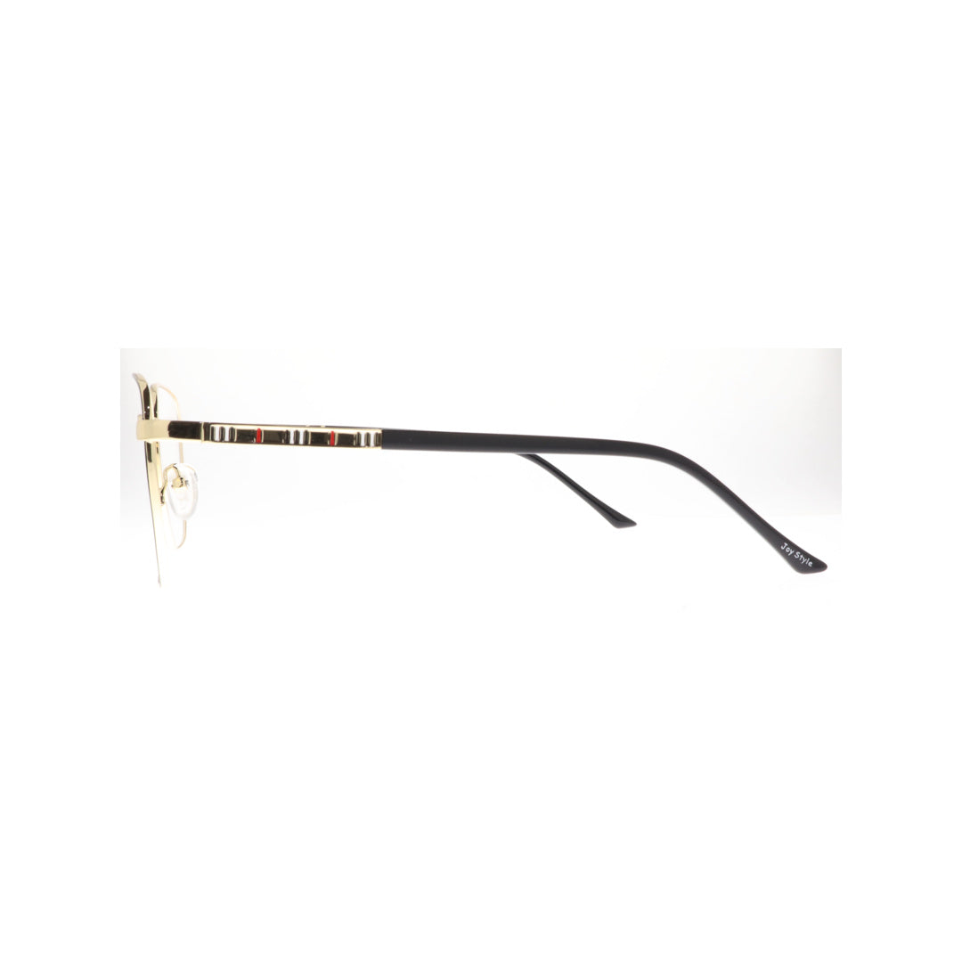 Joy Style For Women Metal Eyeglasses Soft Square Size 53 8860c6 Black Gold