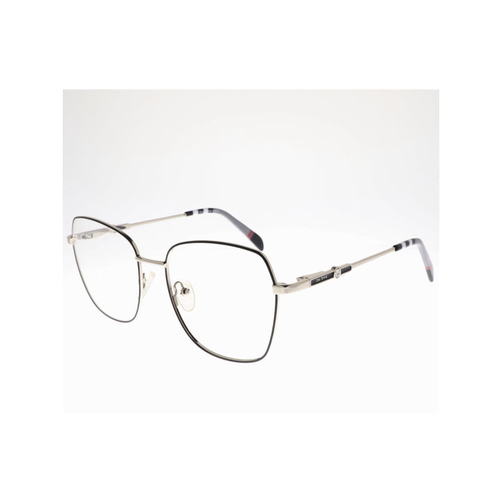 Joy Style For Women Metal Eyeglasses Square Shape 50 3009c2 Black Silver