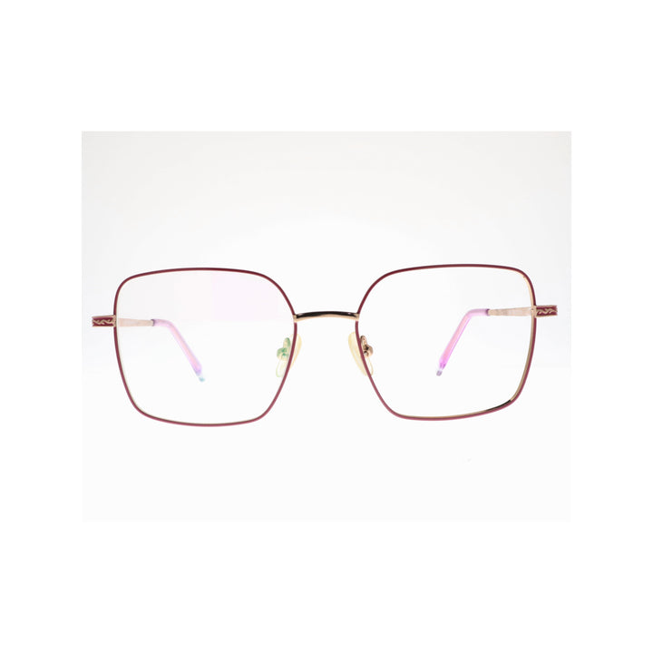Joy Style For Women Metal Eyeglasses Square Shape 50 3611c8 Pink