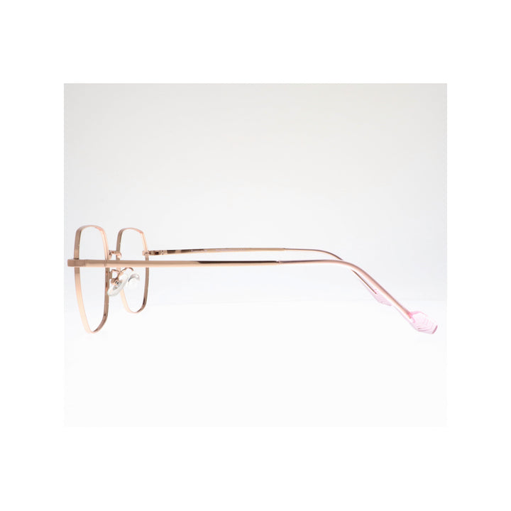Joy Style For Women Metal Eyeglasses Square Shape 51 25006c1 Rosegold