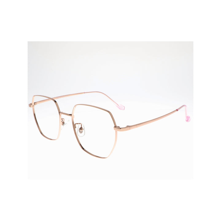 Joy Style For Women Metal Eyeglasses Square Shape 51 25006c1 Rosegold