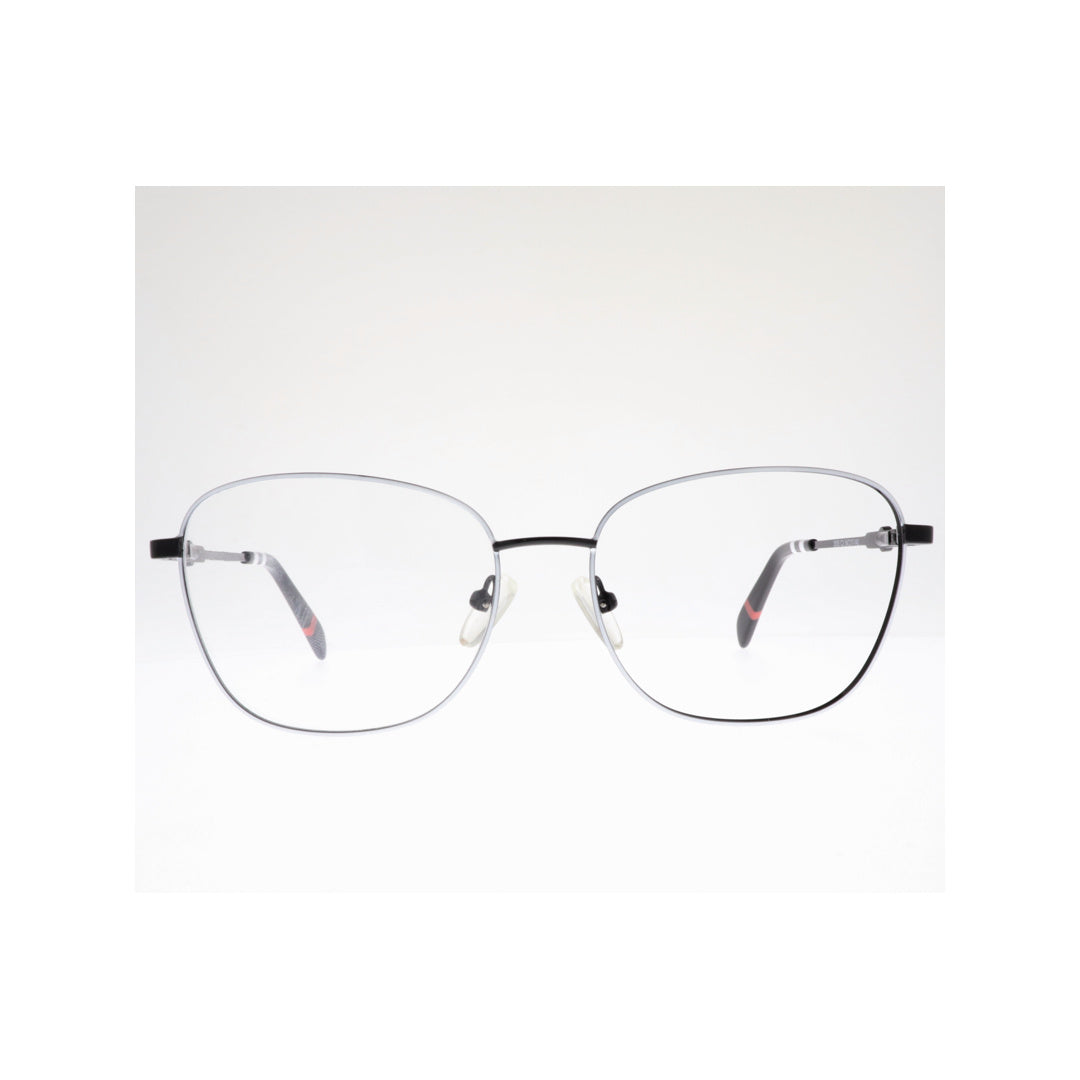 Joy Style For Women Metal Eyeglasses Square Shape 54 3008c3 Black White