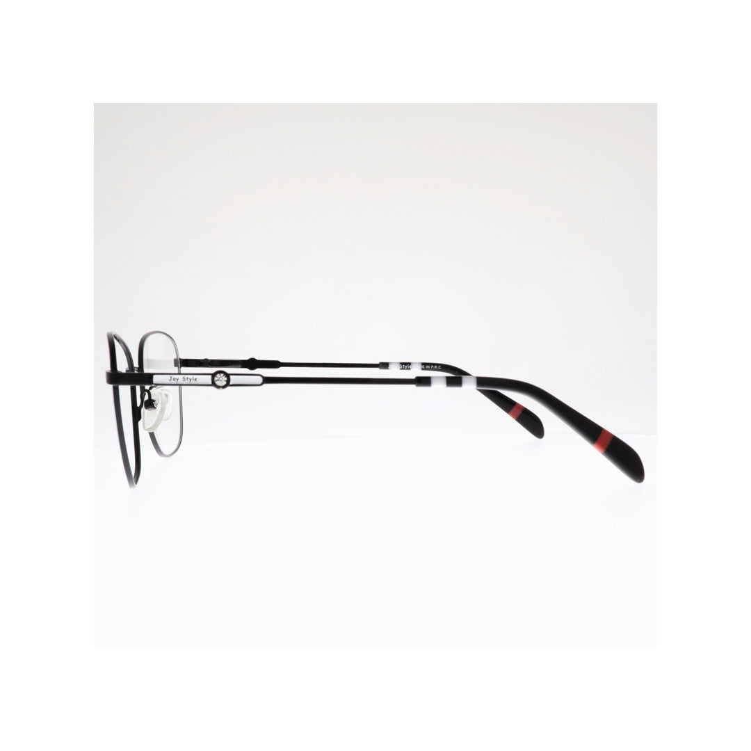 Joy Style For Women Metal Eyeglasses Square Shape 54 3008c3 Black White