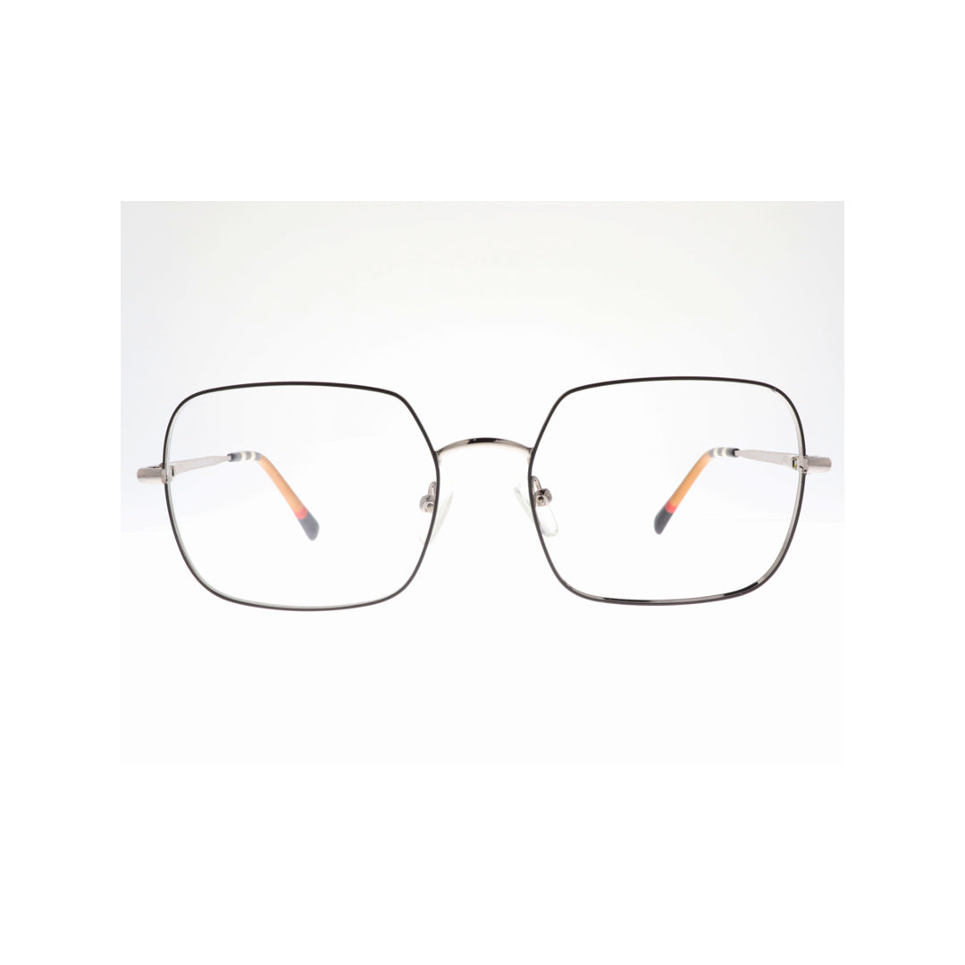 Joy Style For Women Metal Eyeglasses Square Shape Size 54 1261c4 Gunmetal