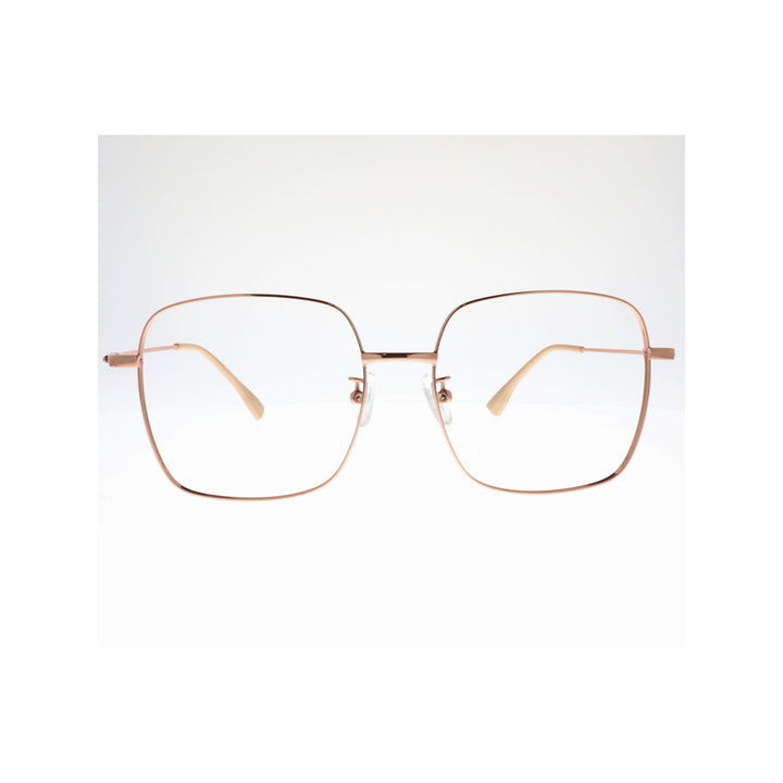 Joy Style For Women Metal Eyeglasses Square Shape Size 54 25011c1 Rosegold