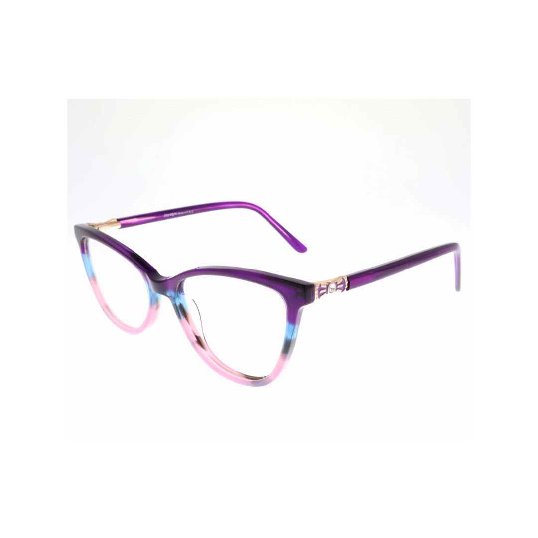 Joy Style For Women's Eyeglasses Cat Eye Size 50 35106c2 Purple Pink Gradient