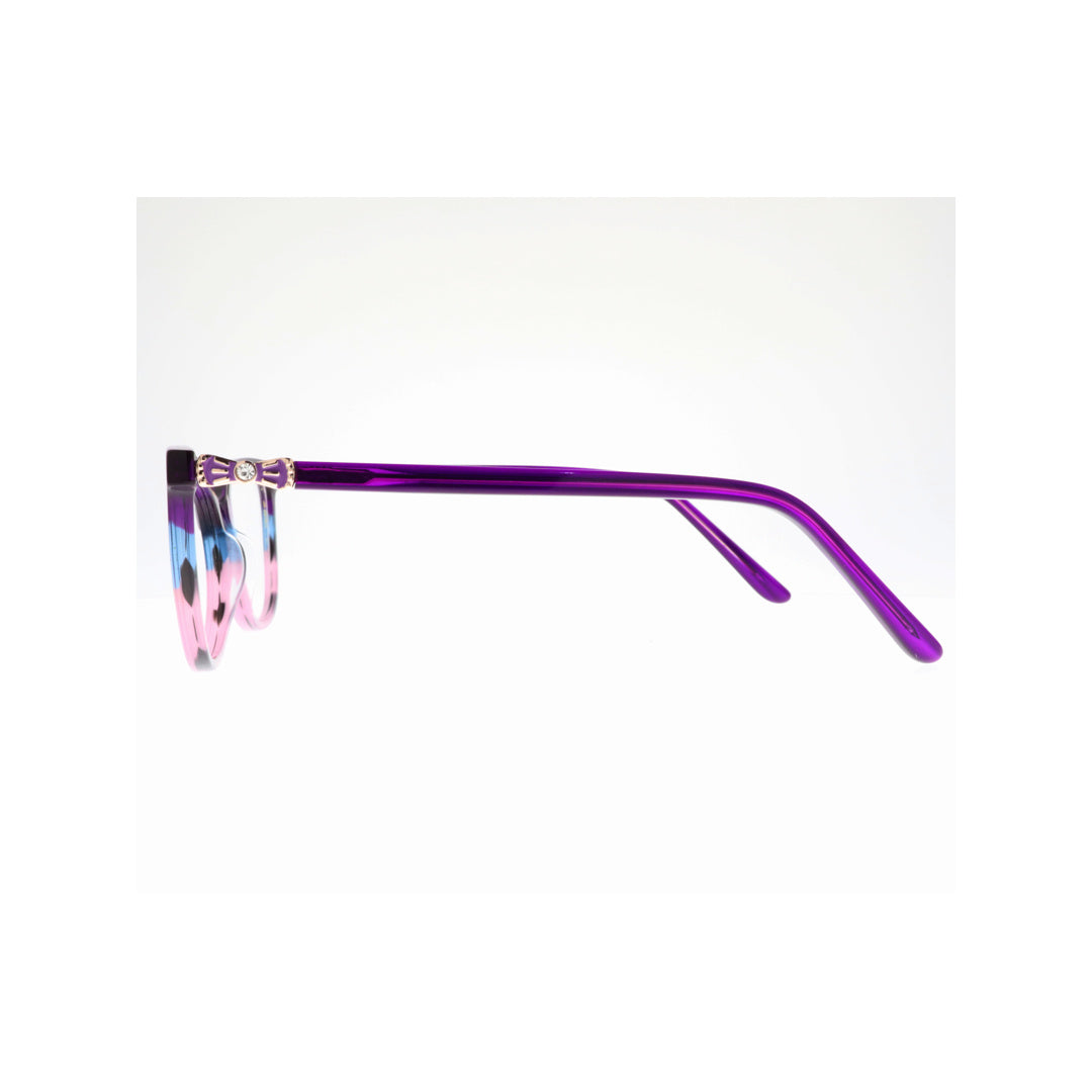 Joy Style For Women's Eyeglasses Cat Eye Size 50 35106c2 Purple Pink Gradient