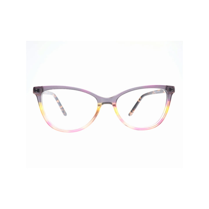 Joy Style For Women's Eyeglasses Cat Eye Size 50 35106c3 Purple Yellow Pink Gradient