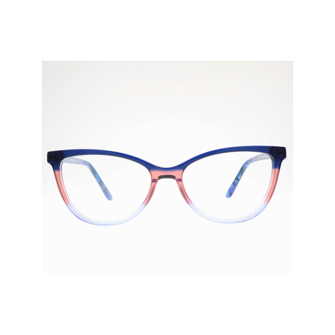 Joy Style For Women's Eyeglasses Cat Eye Size 50 Zf35106c6 Blur Hazel