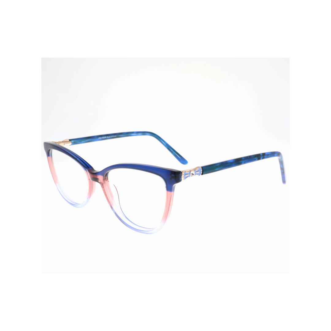 Joy Style For Women's Eyeglasses Cat Eye Size 50 Zf35106c6 Blur Hazel