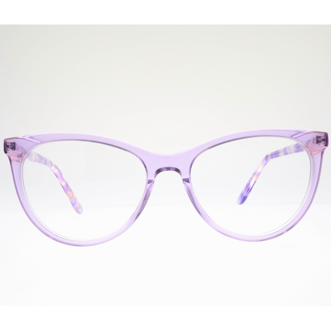 Joy Style For Women's Eyeglasses Cat Eye Size 51 Zf35101c6 Violet