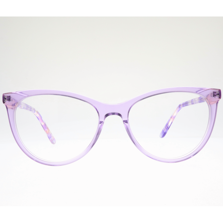 Joy Style For Women's Eyeglasses Cat Eye Size 51 Zf35101c6 Violet